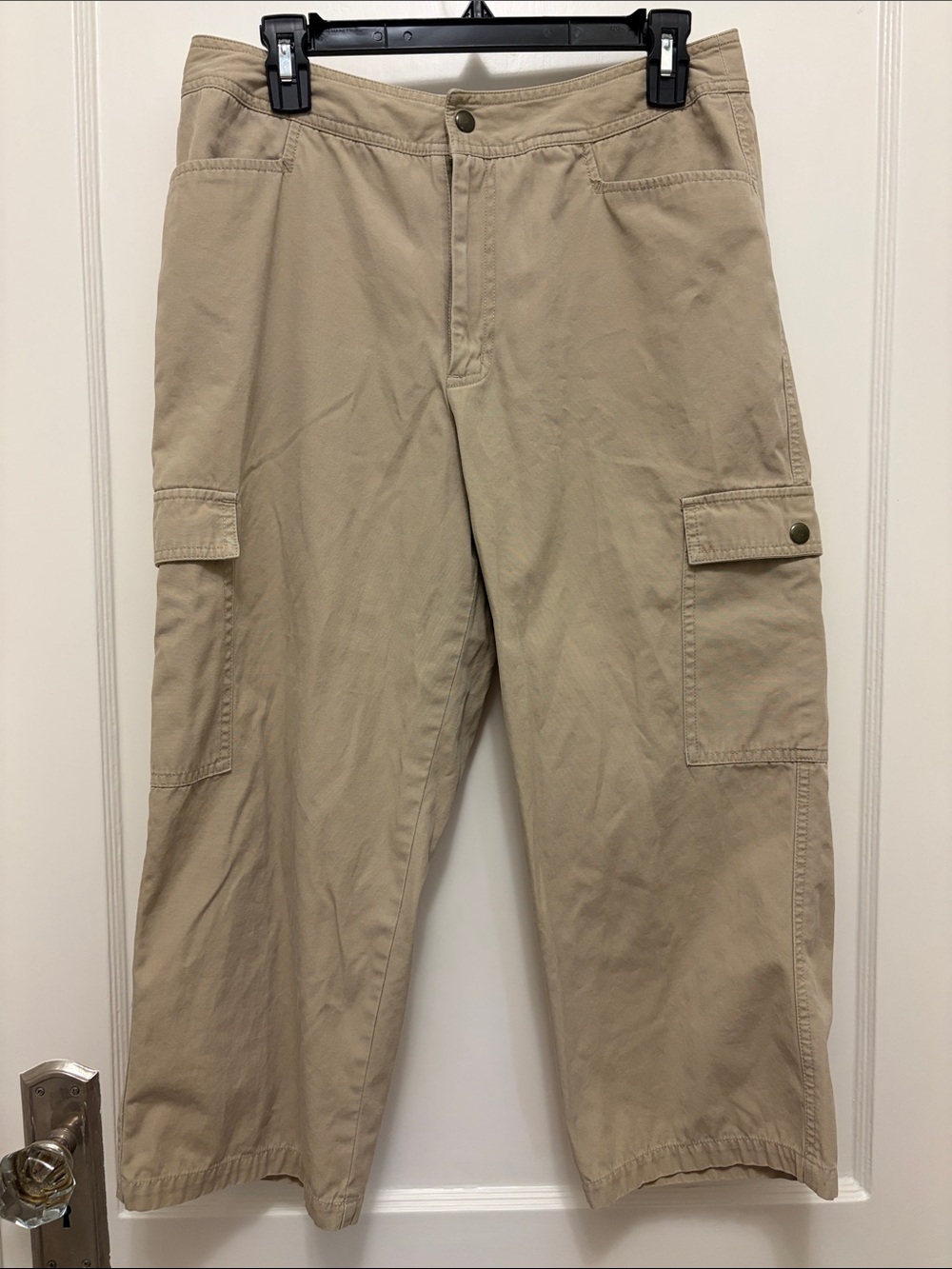 Women’s Khaki Cargo Pants - Beige Utility Style